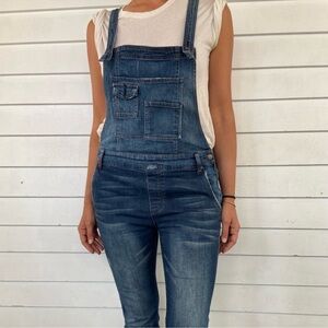 Free people overalls stretch denim